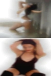 Woman pissing while getting